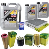 Inspektionskit Filter Liqui Moly ÖL 7L 5W-40 FüR Mercedes-Benz E-Klasse W211