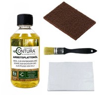 ArbeitsplattenöL Set 5Tlg MöBel PflegeöL HolzöL Holzschutz Buche Eiche Farblos