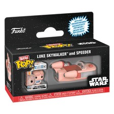 Figura Bitty Pop Rides Star Wars Luke Skywalker And Speeder
