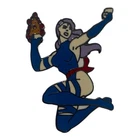 VINTAGE MARVEL COMICS PLANET STUDIOS PIN BADGE #346 PSYLOCKE X-MEN 1994 VARIANT