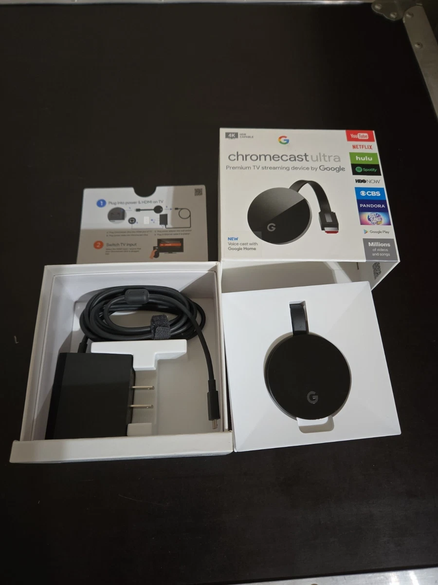 【新品未使用・4K対応】Google Chromecast Ultra Amazon.com: Google Chromecast Ultra (Renewed) - 4K Ultra HD