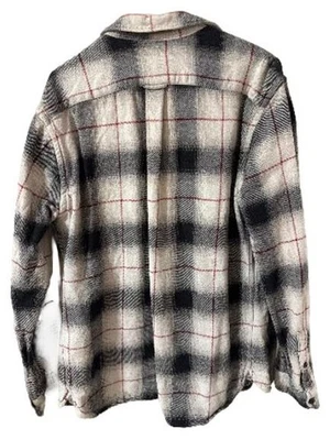 Levi's Chemise Homme Flanelle Carreaux Gris Noir Rouge Coton (EU 50, INT M) - Photo 1/4