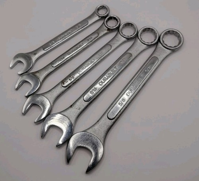 #ad Durabuilt 5 Pc SAE Combination Wrench Set 3 8quot; 5 8quot; $19.99