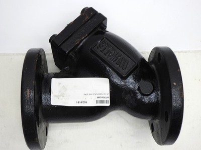 WATTS 77F-DI-125 3 x 3 x 3 in 125# Cast Iron IPS Flanged Wye Strainer W77FDI125M