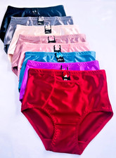 3-6 Lingerie Satin Panties Womens Underwear Full Coverage Briefs Travel Pocket