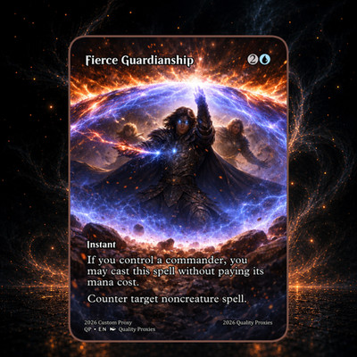 Fierce Guardianship - Custom MTG card
