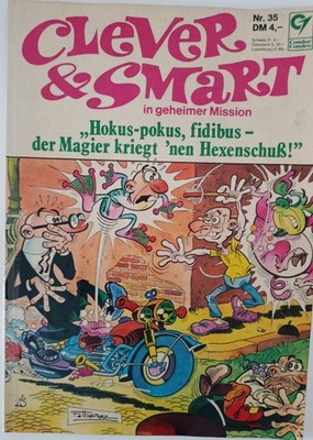 Clever und Smart Nr 35 Comic Heft 1978 Hokus Pokus Fidibus