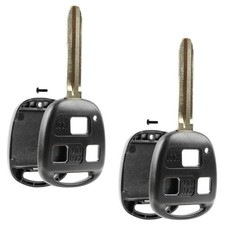 2 Remote Key Fob Shell Case For 1998-2009 Toyota Land Cruiser Fj Cruiser