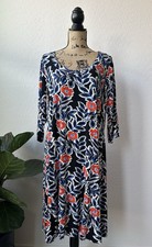 NWT Karen Kane Floral Citrus Splash A-Line Dress Size 1X