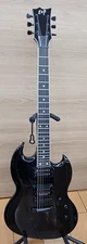 ESP Viper Black Made in Japan W/Gig bag Electric Guitar Used From Japan