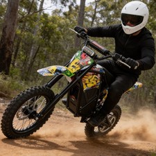 Teens Adults Electric Dirt Bike 3000W 48V 23Ah Motorcycle Motorbike Ride-On Toy