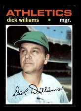 1971 Topps Baseball #714 Dick Williams NM/MT *e1