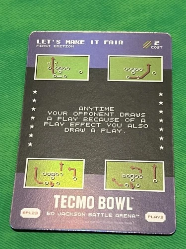 Tecmo Bowl Bo Jackson Battle Arena Bonus Play BPL23 - Let\'s Make It Fair