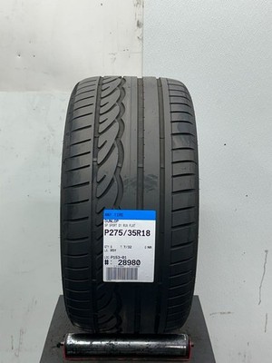 1 Used  P275/35R18 Dunlop SP Sport 01 Run Flat 95 Y - 7/32 