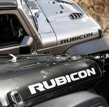 Vinyl Hood Decals Fits Compatible W Jeep Rubicon Stickers - 2