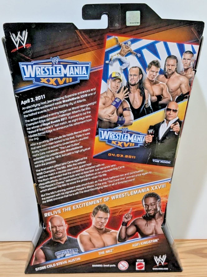 WWE ELITE ENTERRADOR WRESTLEMANIA 27 XXVII TOYS R US EXCLUSIVO MATTEL 2011 Foto 2 de 4