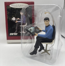 Vintage 1996 Star Trek Hallmark Keepsake Ornament Mr Spock Christmas