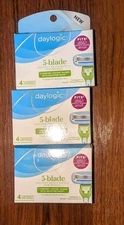 12ct Daylogic 5-Blade Easyfit Razor Refills Cartridges For Woman NEW. 
