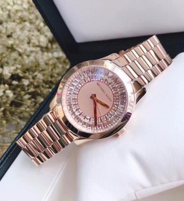 Michael Kors MK6533 Baguette Rose Gold Tone Stainless Steel  display picture 1