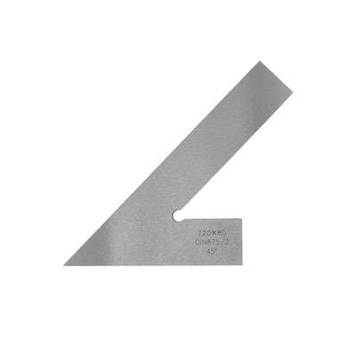 T Tulead 45 Degree Machinist Square 4.72''×3.15'' Steel 4.72''×3.15'', Silver 