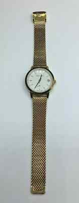 Larsson Jennings JURA MILANESE Edelstahl Damen Armbanduhr  gold/weiß _0.1_5 (UR)