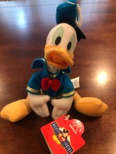 Plush Beanie 1998 Original Stuffed Animals Disney Donald Duck Applause JL 