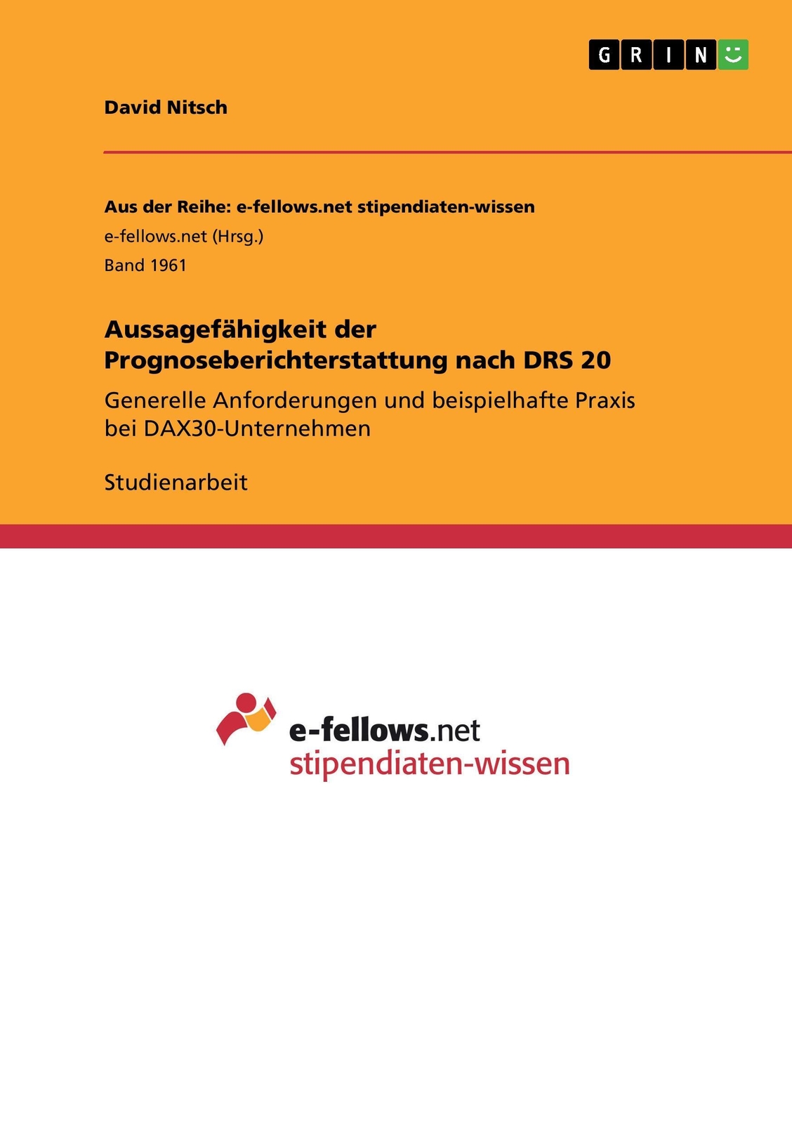 Aussagefähigkeit Der Prognoseberichterstattung Nach Drs 20 | Buch |