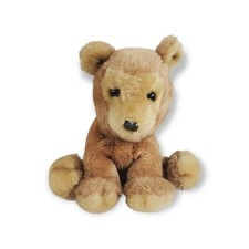 Vintage 1976 R Dakin Golden Bear 11  Bean Filled Plush Bear Cub Stuffed RARE  