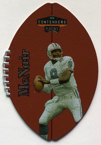 Steve McNair #96 1998 Playoff Contenders Leather card