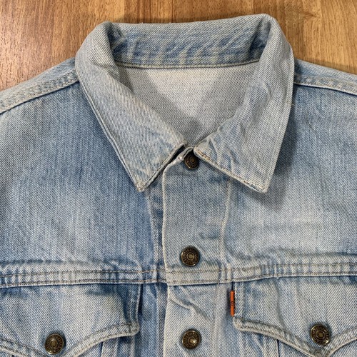 Vintage Levi's Denim Jacket Womens Size 38 Orange Tab Jean - Picture 2 of 11
