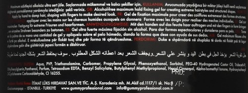 Fonex Gummy Hair Gel 33 oz Max Hold Extreme Look FAST Shipping - Picture 2 of 4