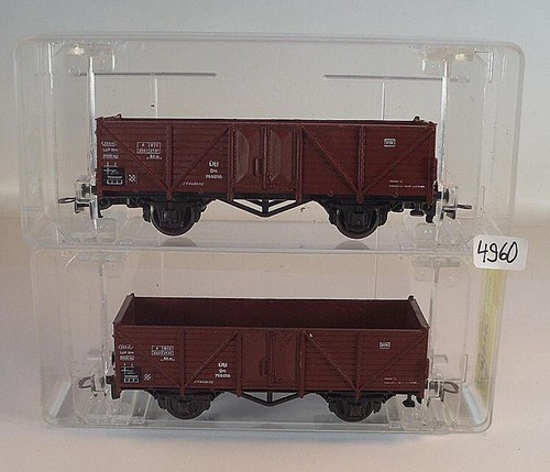 Roco Spur H0 1/87 Güterzug Hochbordwagen Om 2-achsig der DB OVP #4960 | Zustand: Gebraucht