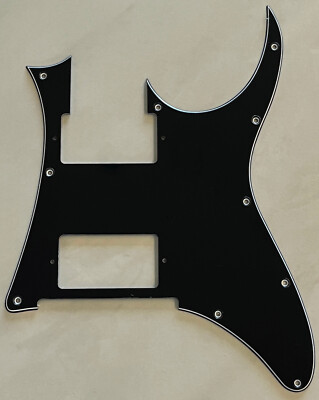 Custom For Ibanez RG 350 DX HH Style Guitar Pickguard 3-Ply Black