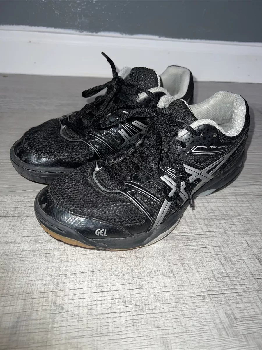 Womens black asics volleyball shoes outlet