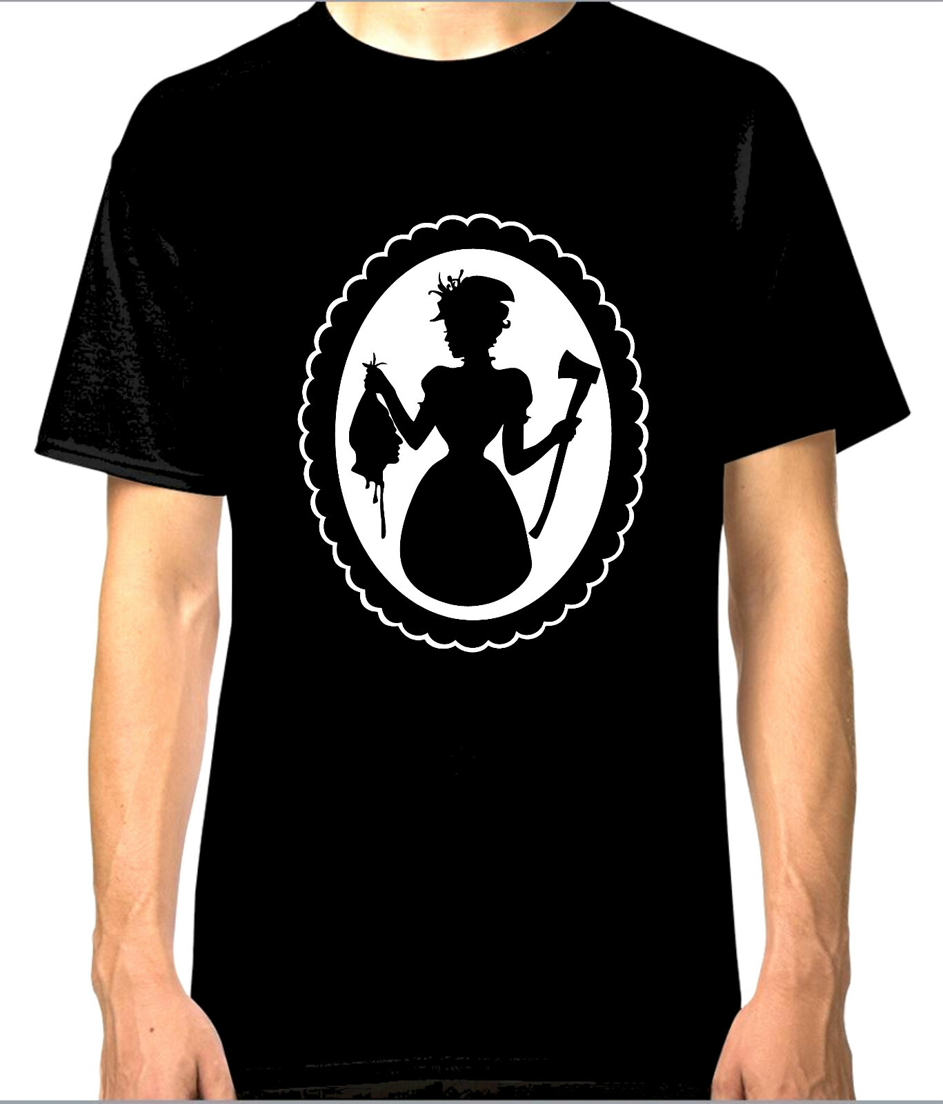 Lizzie Borden Axe Murder Vintage Killer T-Shirt 100% Cotton High Quality