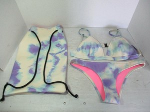 purple tie dye bikini