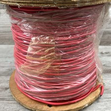 New Genesis 41131004 Red Fire Alarm Cable 1000Ft Spool 14/2 Solid 14 AWG 1M FPL