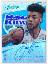 2017-2018 Panini Absolute Rookie Auto /99 Frank Mason III #AR-FM Rookie Auto RC