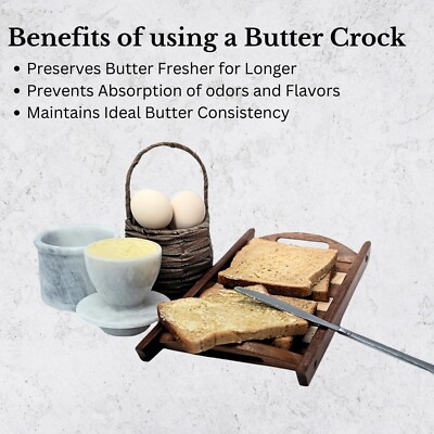 Stylish  Breakfast Assistant , Marble Butter dish for Dinning Table