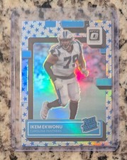 2022 Donruss Optic Ikem Ekwonu Rated Rookie Blue Stars SSP Parallel