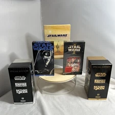 VTG Star Wars Movie Bundle: The Complete Saga Blu Ray,VHS Trilogy, New Hope Ep 1