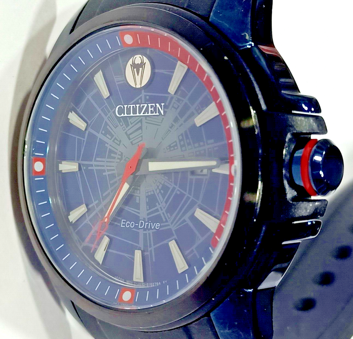 マニトゥ　シャーマン J810-S118719 CITIZEN SPIDER MAN ECO-DRIVE MEN'S WATCH C2-168 for