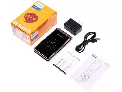 Philips Xenium E535 Black 0.3MP FM Dual SIM 4G Clamshell Flip Cell Phone Mobile - Picture 11 of 11