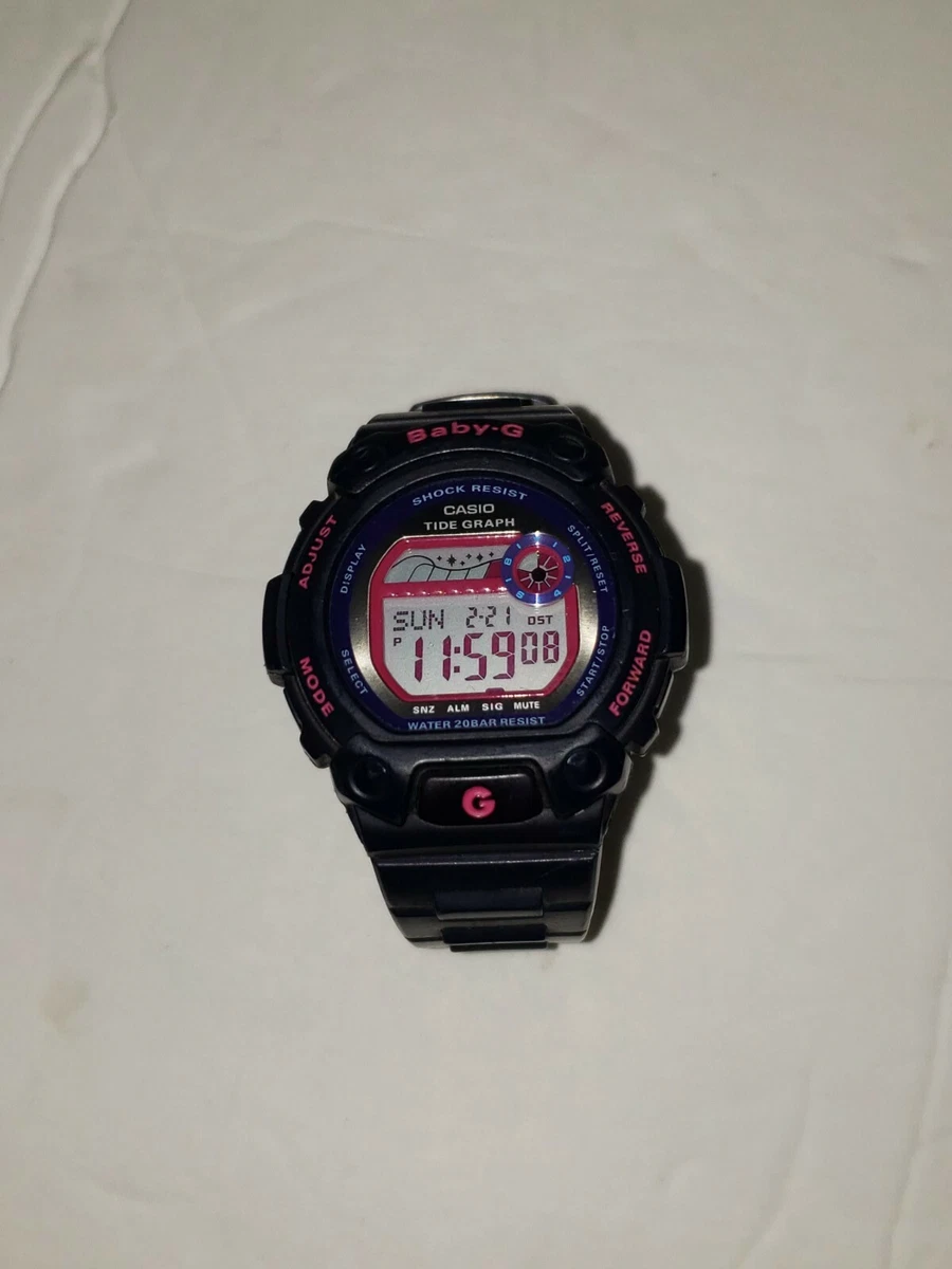 UNIQUE Women s DIGITAL SURF Watch CASIO Baby G 3265 BLX 102