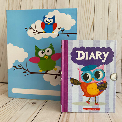Owl Diaries Journal Eva Wingdale Diary With Lock + School Paper Folder New Kids