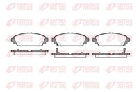 Remsa BremsbeläGe Bremsbelegsatz Vorne FüR Honda Civic VII Hatchback