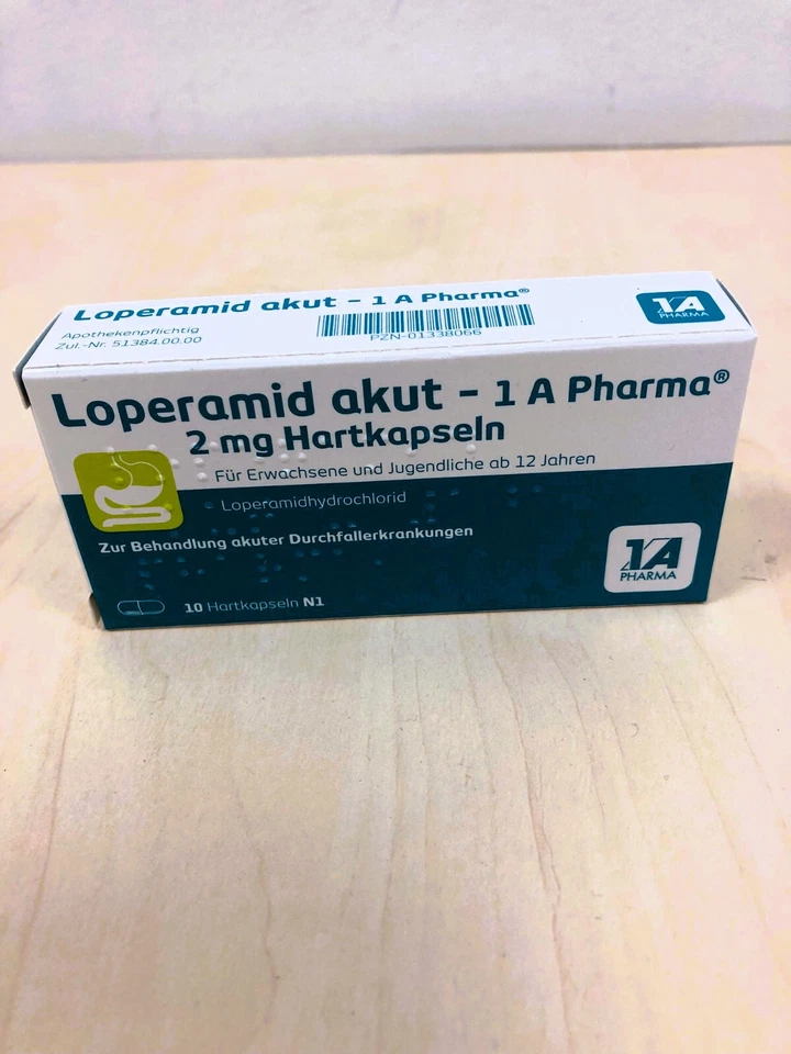 1 A PHARMA GMBH LOPERAMID akut-1A Pharma Hartkapseln 10 St PZN01338066