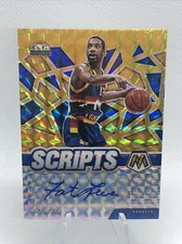 2020-21 Mosaic Fat Lever Gold Prizm Scripts Auto Autograph Nuggets SC-FLV