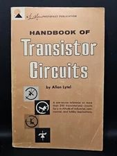 Howard W Sams Handbook of Transistor Circuits TCL-1 VTG 1963 1st Ed 1st Print