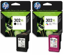 Genunie  HP 302XL Black & Color High Capacity  2 Pack SELECT YOUR MODEL